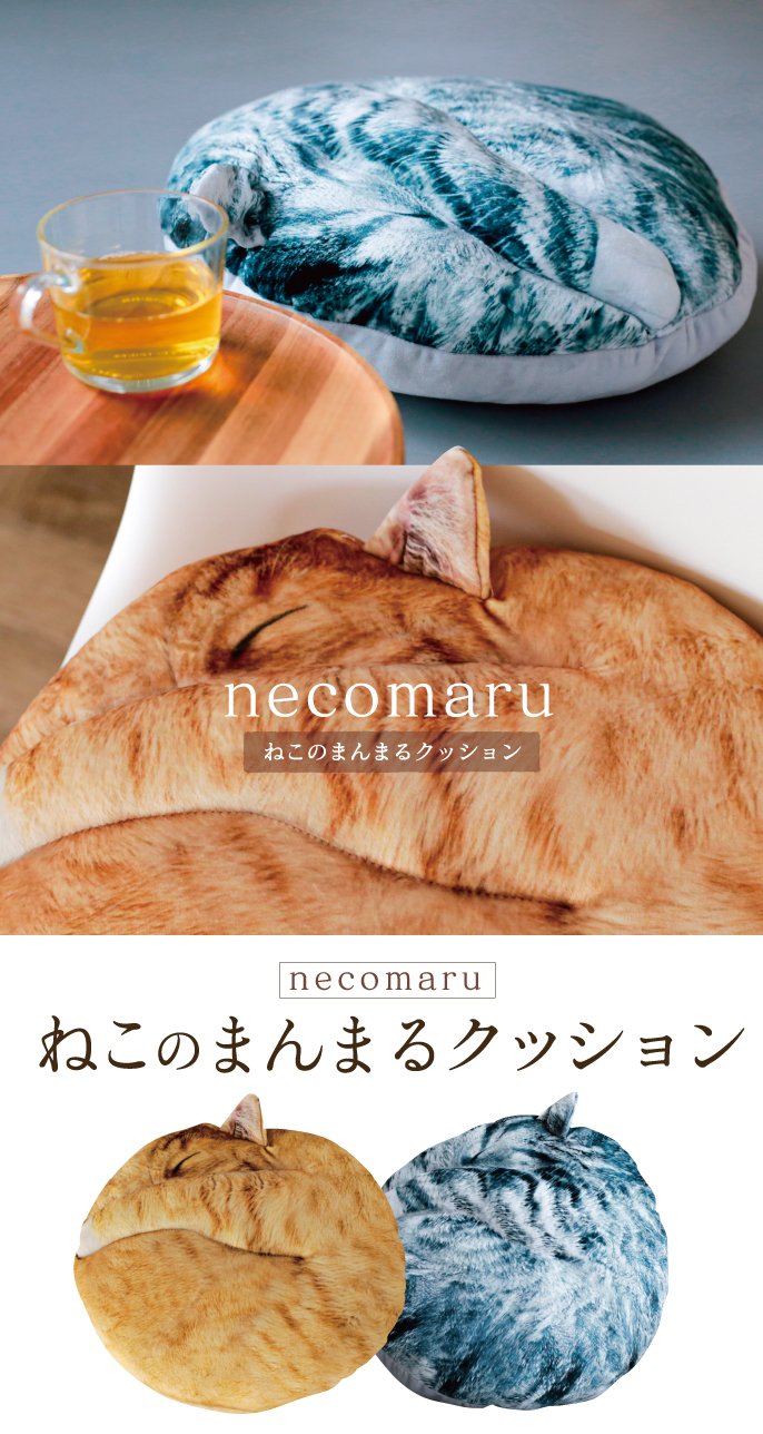 まるで猫！？な“necomaru〜ねこのまんまるクッション〜”でおうち時間に最高の癒しを届けたい！｜Creema SPRINGS