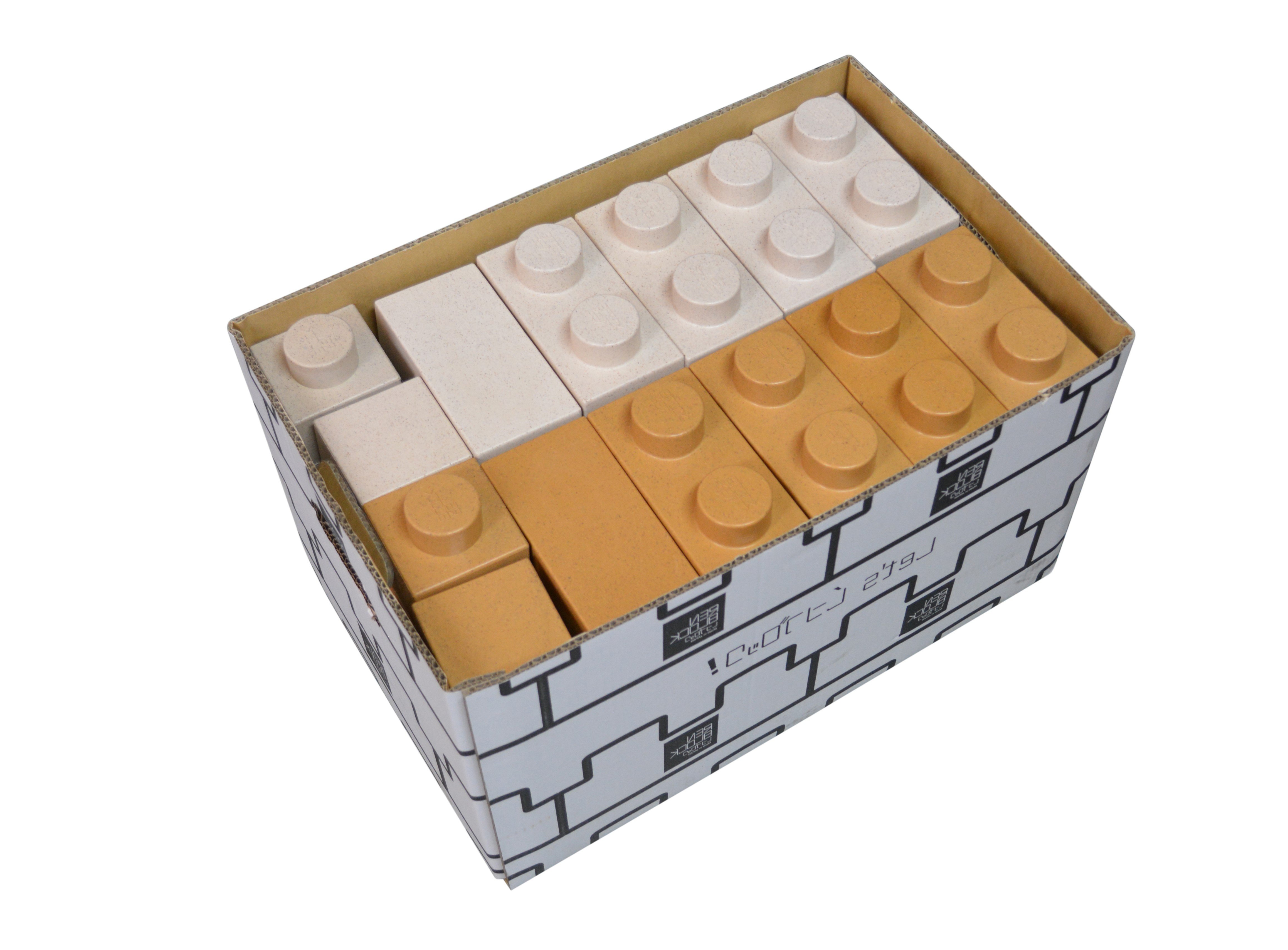 【直接手渡し】美品レンブロックキッズ　３５個セット　ホワイト＆グレー