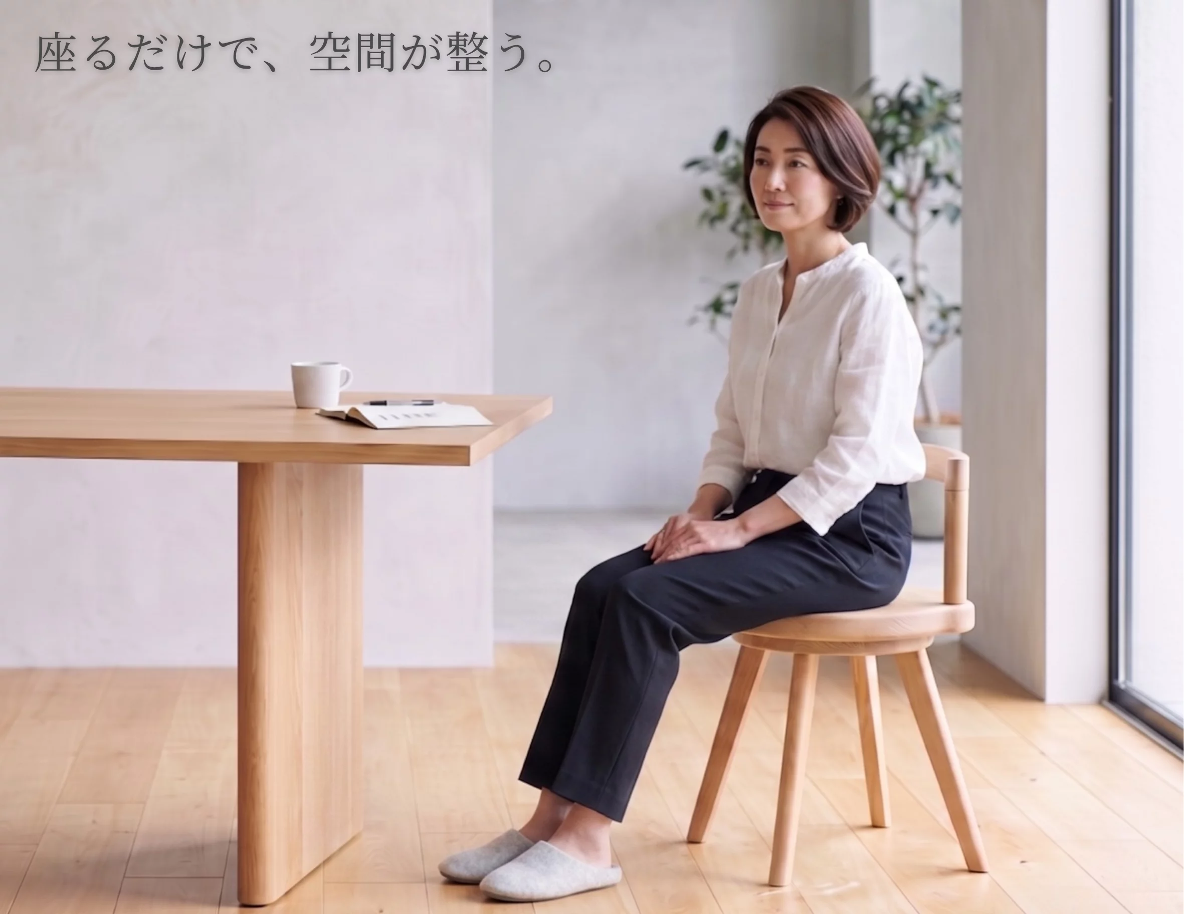 動きまで美しくなる、天然木の回転椅子｜Creema SPRINGS
