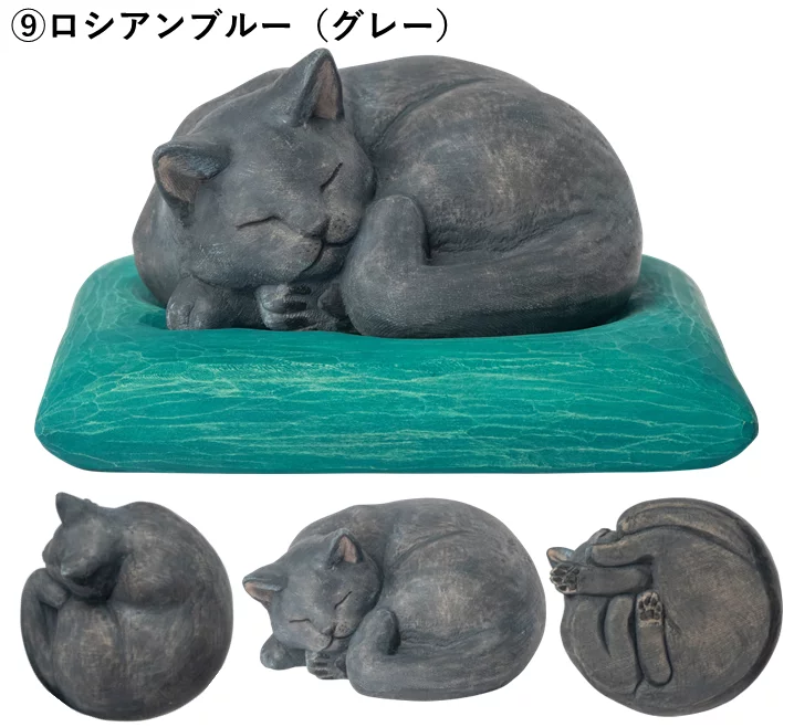 妙法寺開眼】幸せへの祈りを宿す『木彫りの眠り猫』をあなたへ｜Creema