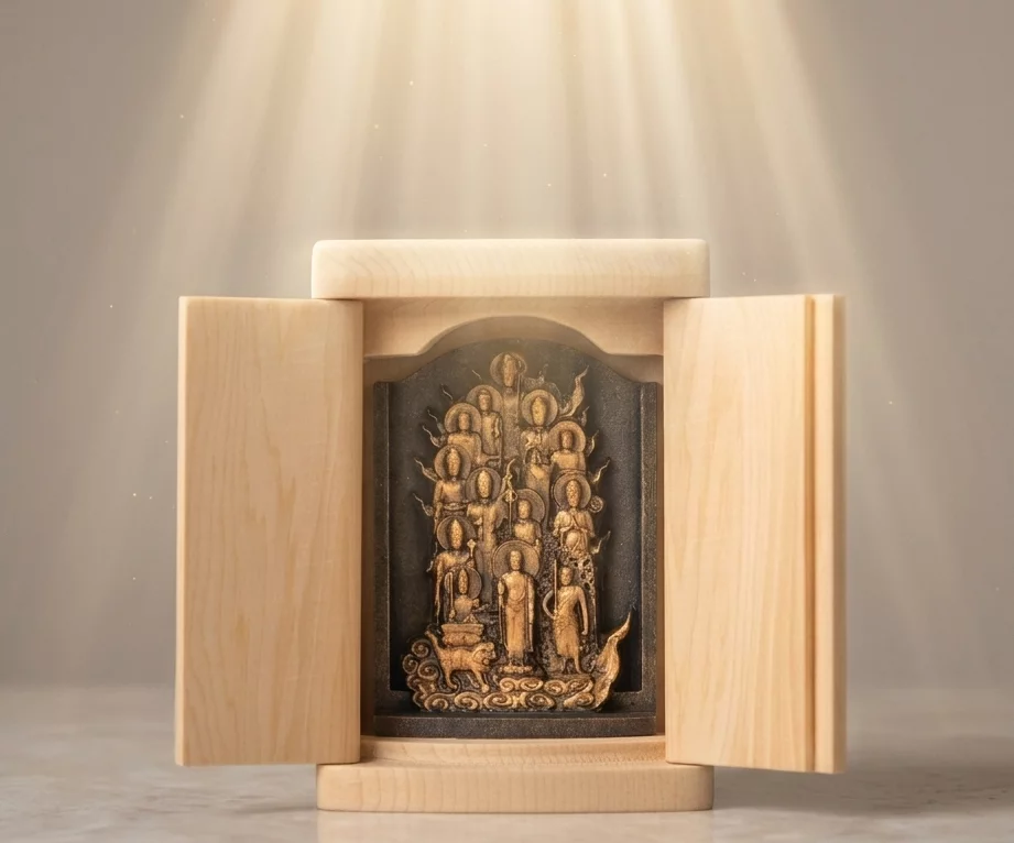 令和の提案！床の間なき時代の祈りの祭壇 是空『厨子入り十三仏