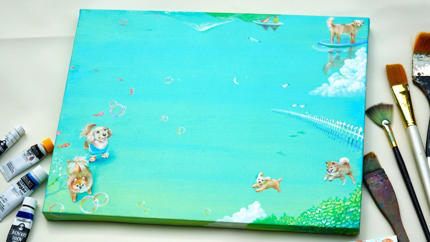 オーダーメイドアート（大）｜絵画 原画 抽象画 動物画 イラスト ドローイング y*7様 「 未来を紡ぐ蛇 」｜絵画 原画 抽象画 絵 動物画