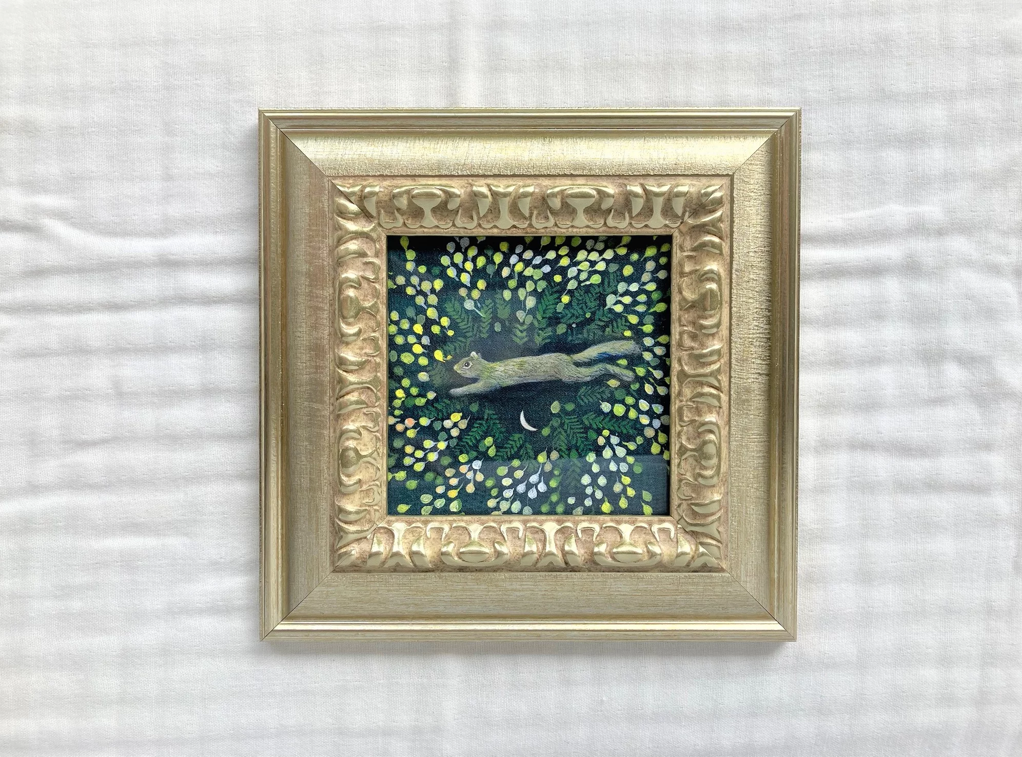 小さなオーダーメイド絵画＊油絵の具のグラデーションで描く、透明感 