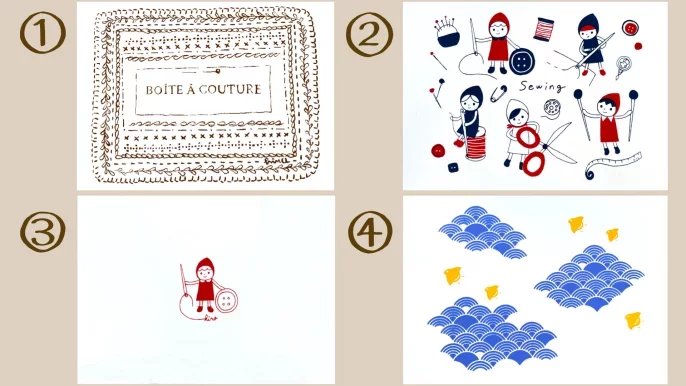 ハンドメイド 　裁縫箱　 レブロドゥーズパリジェンヌ　缶　クロスステッチ 手芸作家の「裁縫箱」と中身を拝見。愛用の裁縫箱は20年前の\u201cクッキー