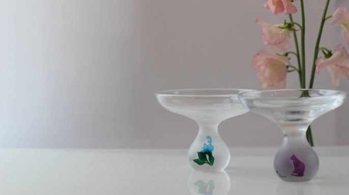 猫の花ごころ～花とねこをテーマにした美しいガラス作品～｜Creema SPRINGS