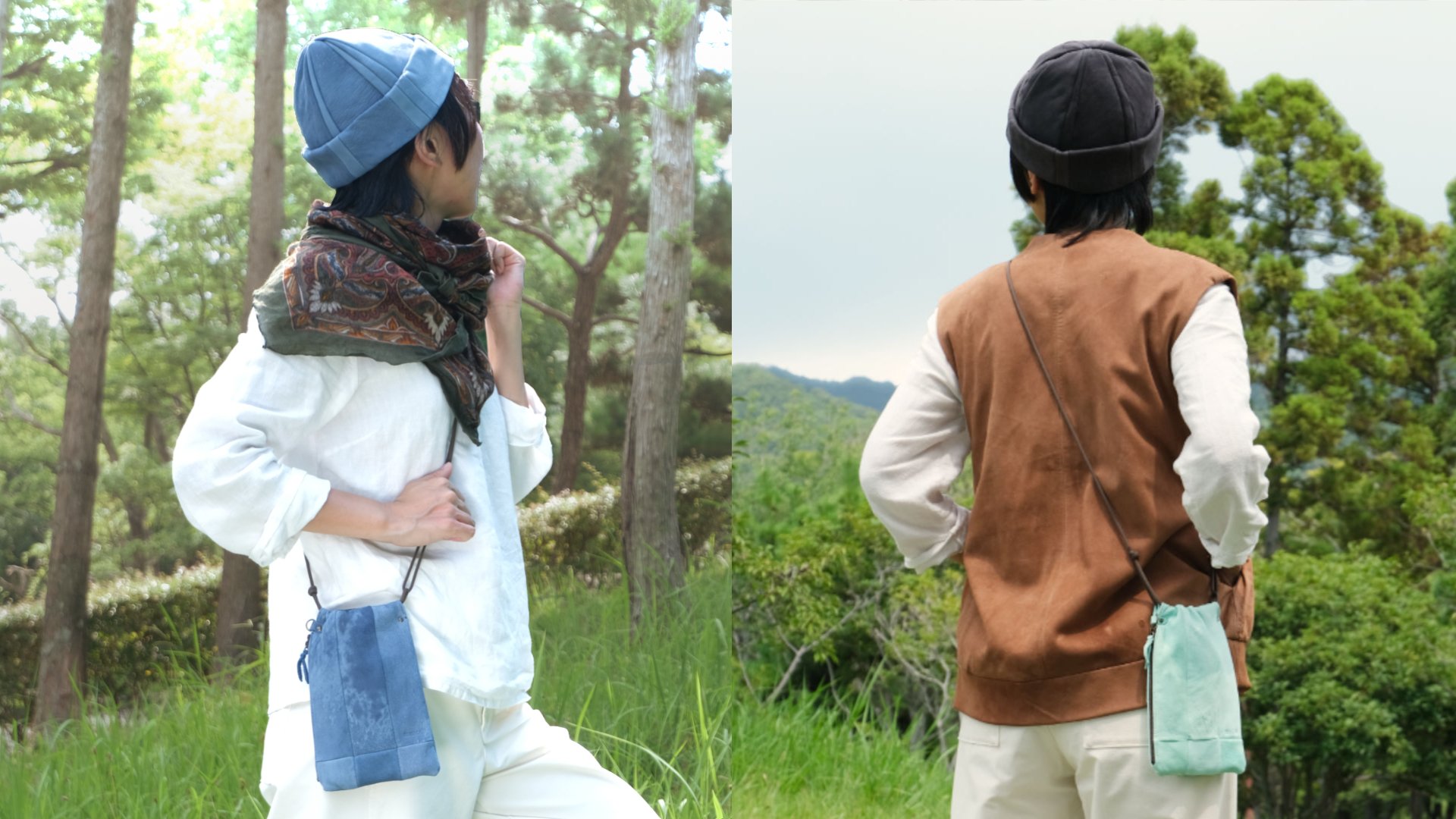 野生の日本鹿革の個性を楽しむ。神戸の革工房が作るスマホポシェットと