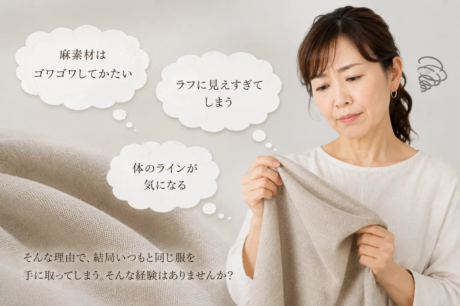 麻×レーヨンで叶える、大人女性の涼しく心地よい夏パンツ｜Creema SPRINGS