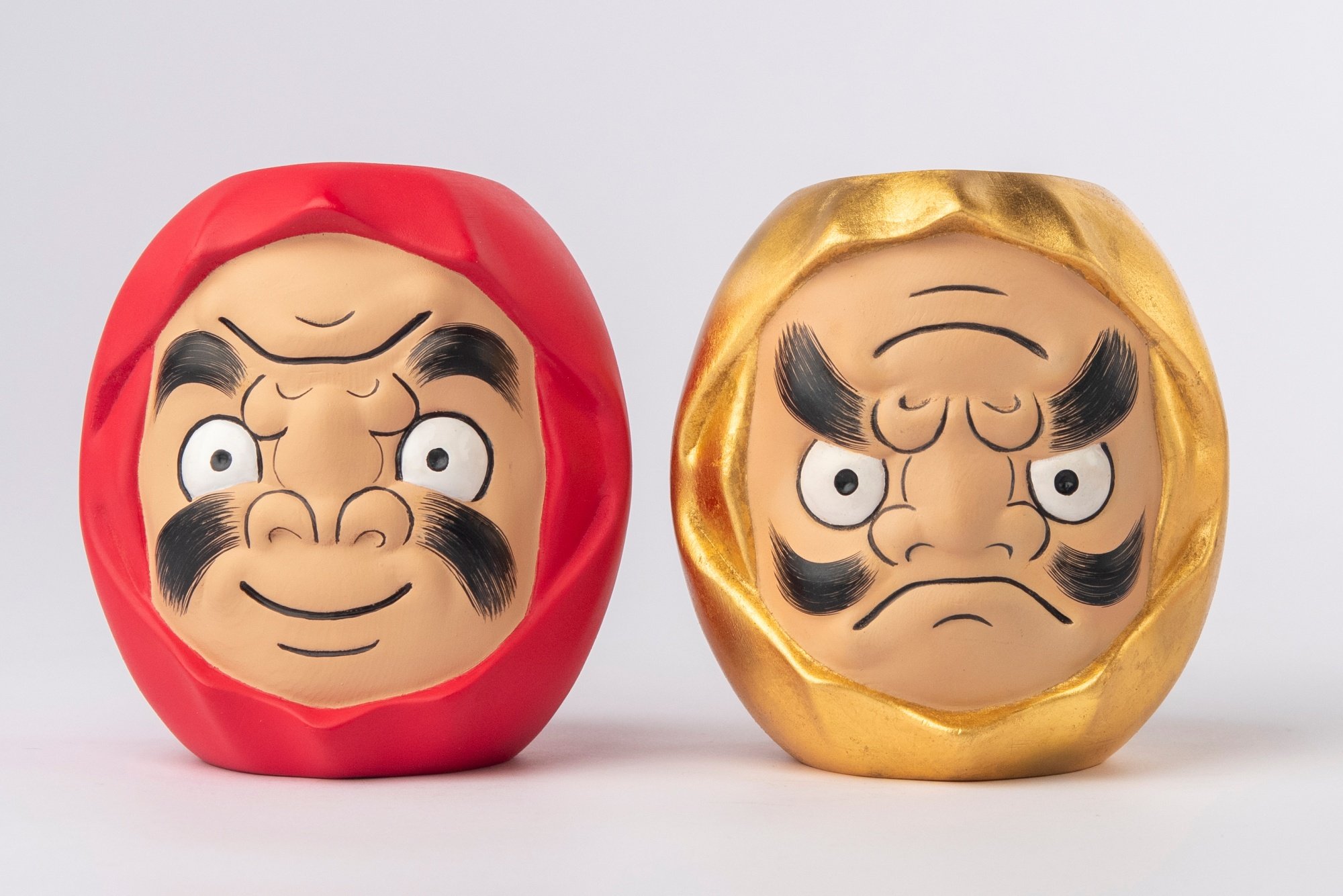 上下逆さまにすると表情が変わる！伝統工芸士・西山陽一の名作『だるま