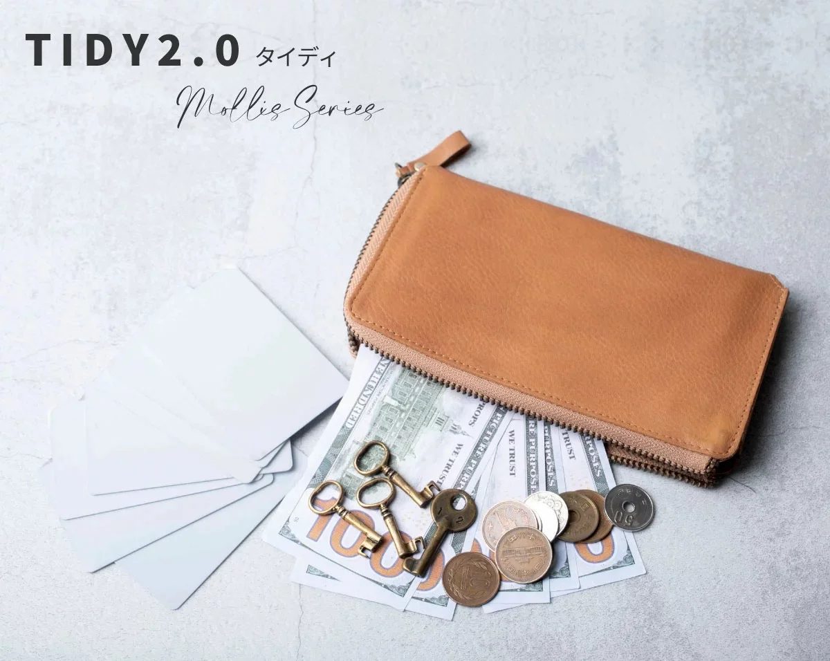 軽く、やわらかい、ソフトレザーにひとめぼれ。収納力抜群の小さい長財布｜Creema SPRINGS