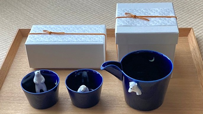 見て楽しむだけでなく触覚でも楽しめる、こだわりの酒器を沢山の