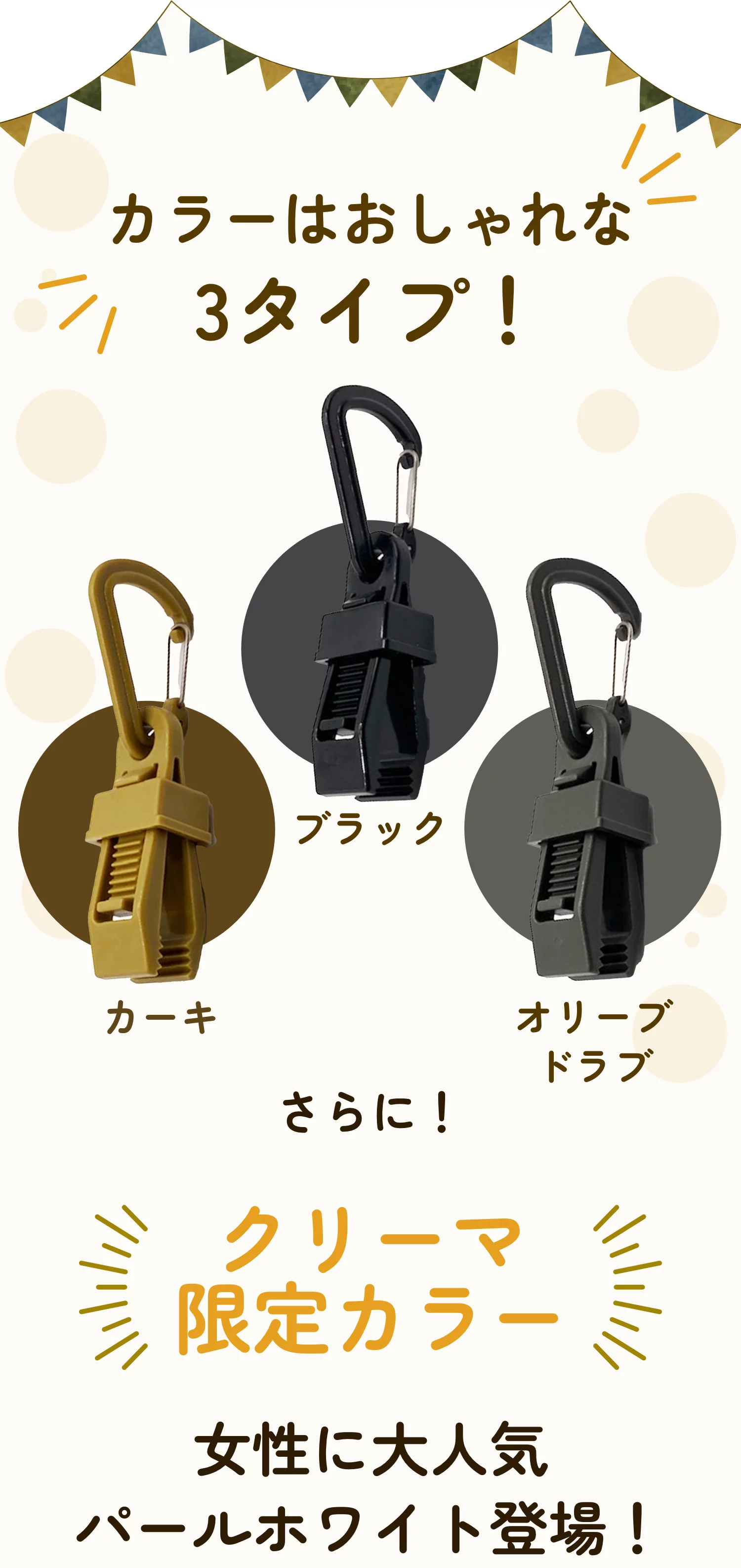創業51年の老舗町工場が手がけた何でも挟める高性能アウトドアクリップ