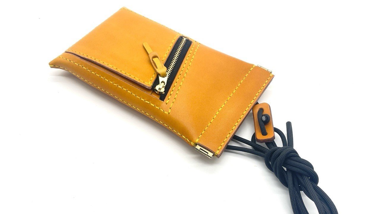 21色から選べる】財布でキーケースなスマホポーチ 栃木レザー製お