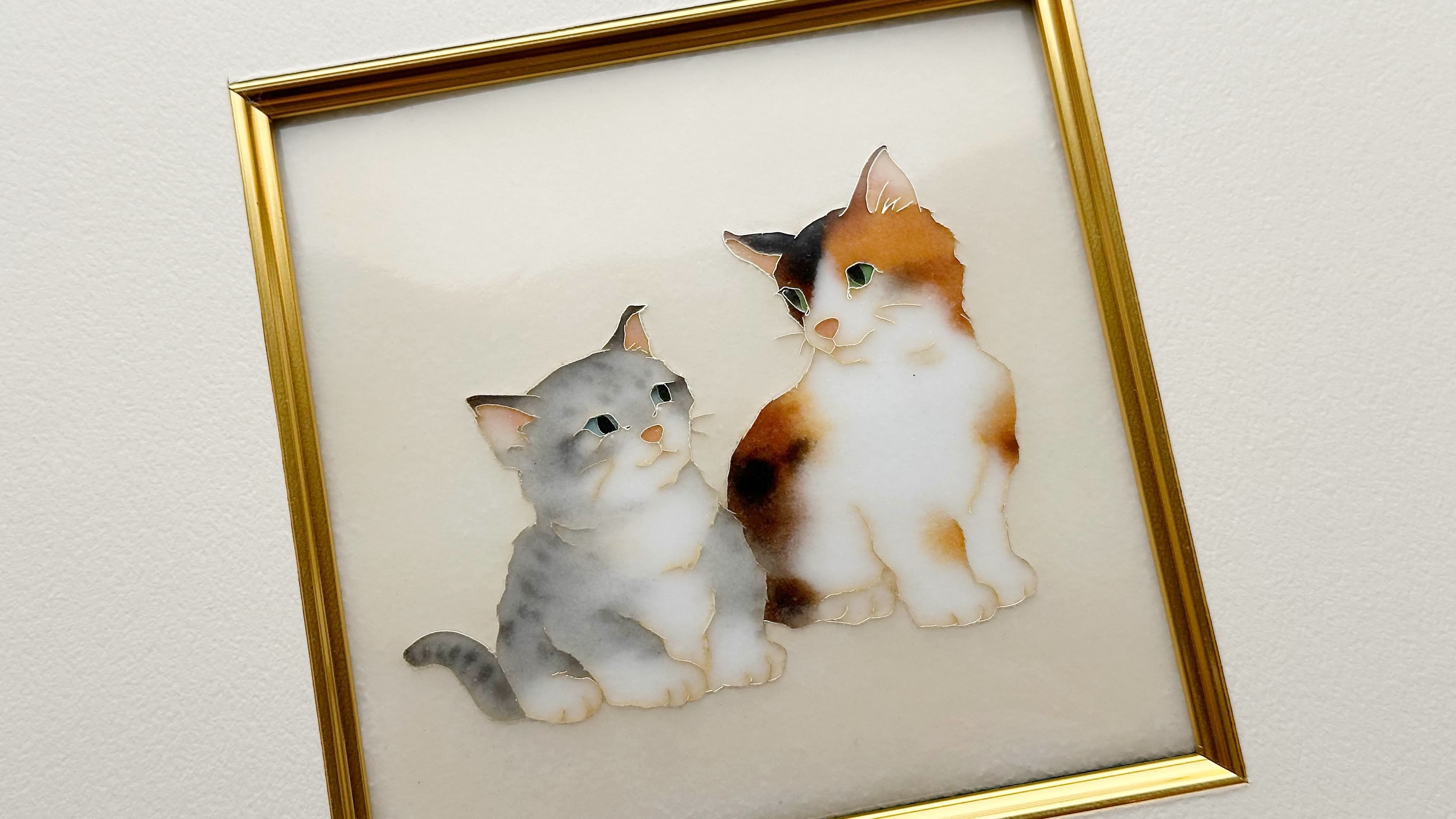 ★新品未使用★七宝焼き 七宝焼ネックレス雫型《風なびく：緑》 – 田村七宝工芸 七宝焼窯元