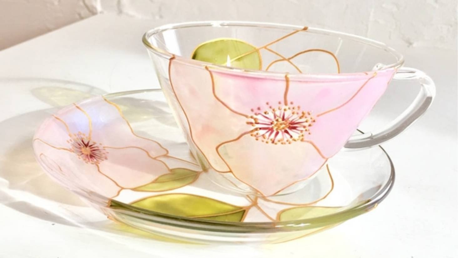 東京 銀座で『花咲く、ガラスの個展』を開催！！母の日ギフトやお家で