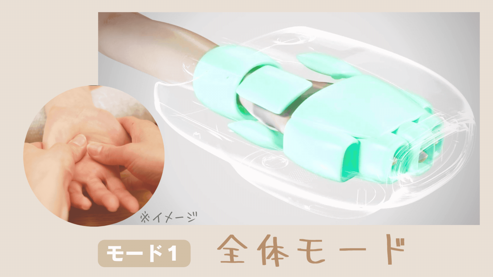 Medifeel立体ハンドサロン 毎日酷使している手に、14個のエアバッグで