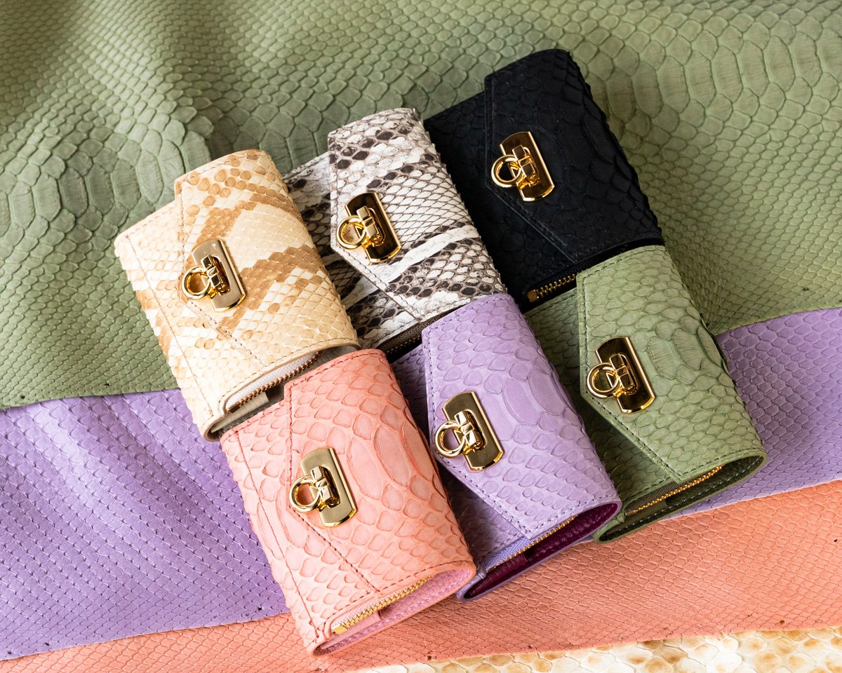 オーダー品　コンパクト財布 エクスビータ コンパクト ミニ財布 二つ折り メンズ 男性 高級感 上品