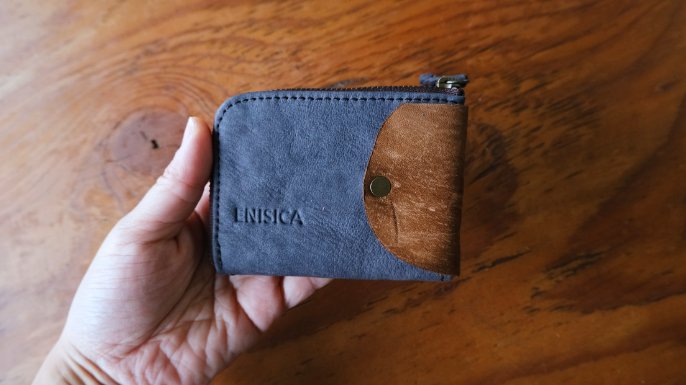 ジビエ鹿革ENISICAの端材で作る世界にひとつだけの財布とキー ジビエ鹿革ENISICAの端材で作る世界にひとつだけの財布とキー