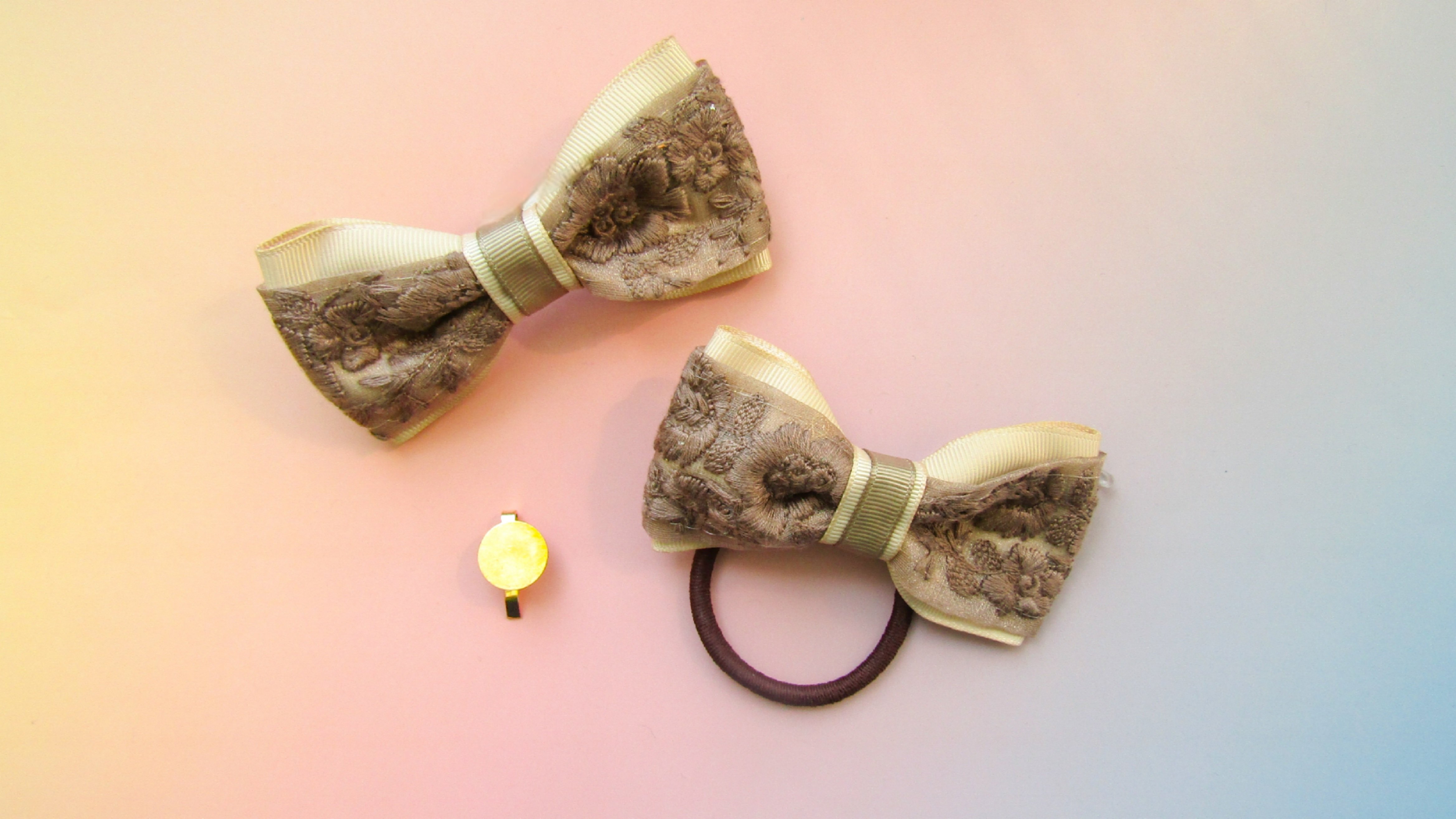 花束みたいなインド刺繍リボンのアクセサリーでヘアドネーションを応援