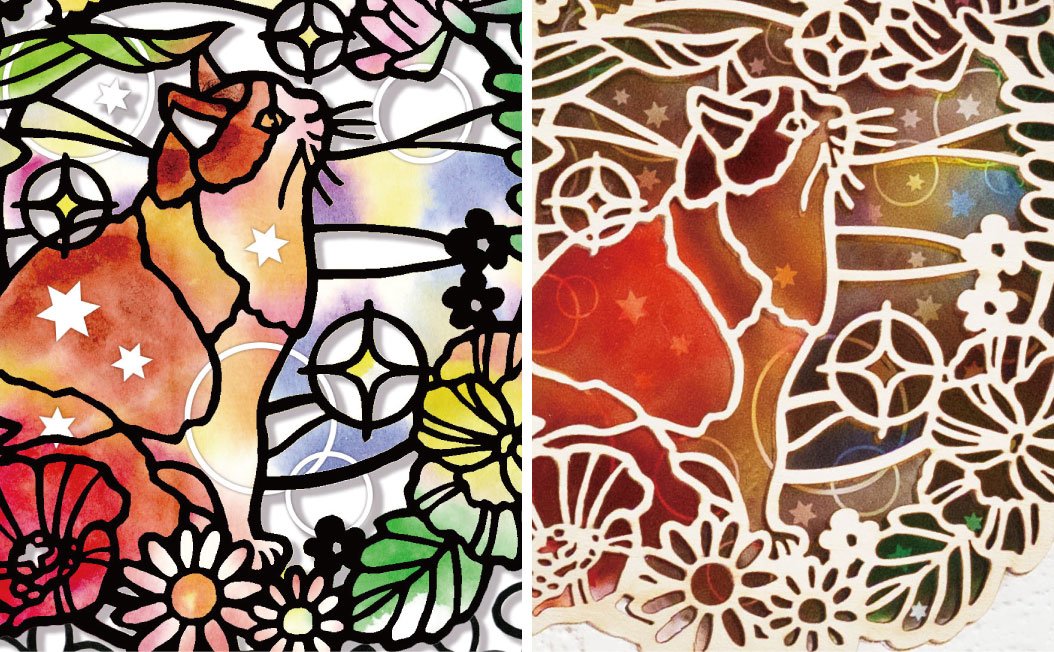 切り絵作家・大橋忍さんコラボ！お部屋を優しく彩って素敵空間へ。光の