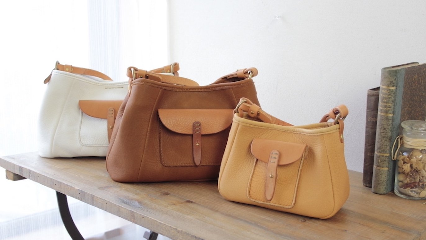 鹿革でつくる手作りに拘ったバッグをお届け ～25年間使用してきた質の  