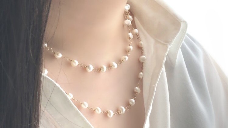 ○ハ5465H◎艶やかバロックパール バロック真珠等 シンプルデザイン