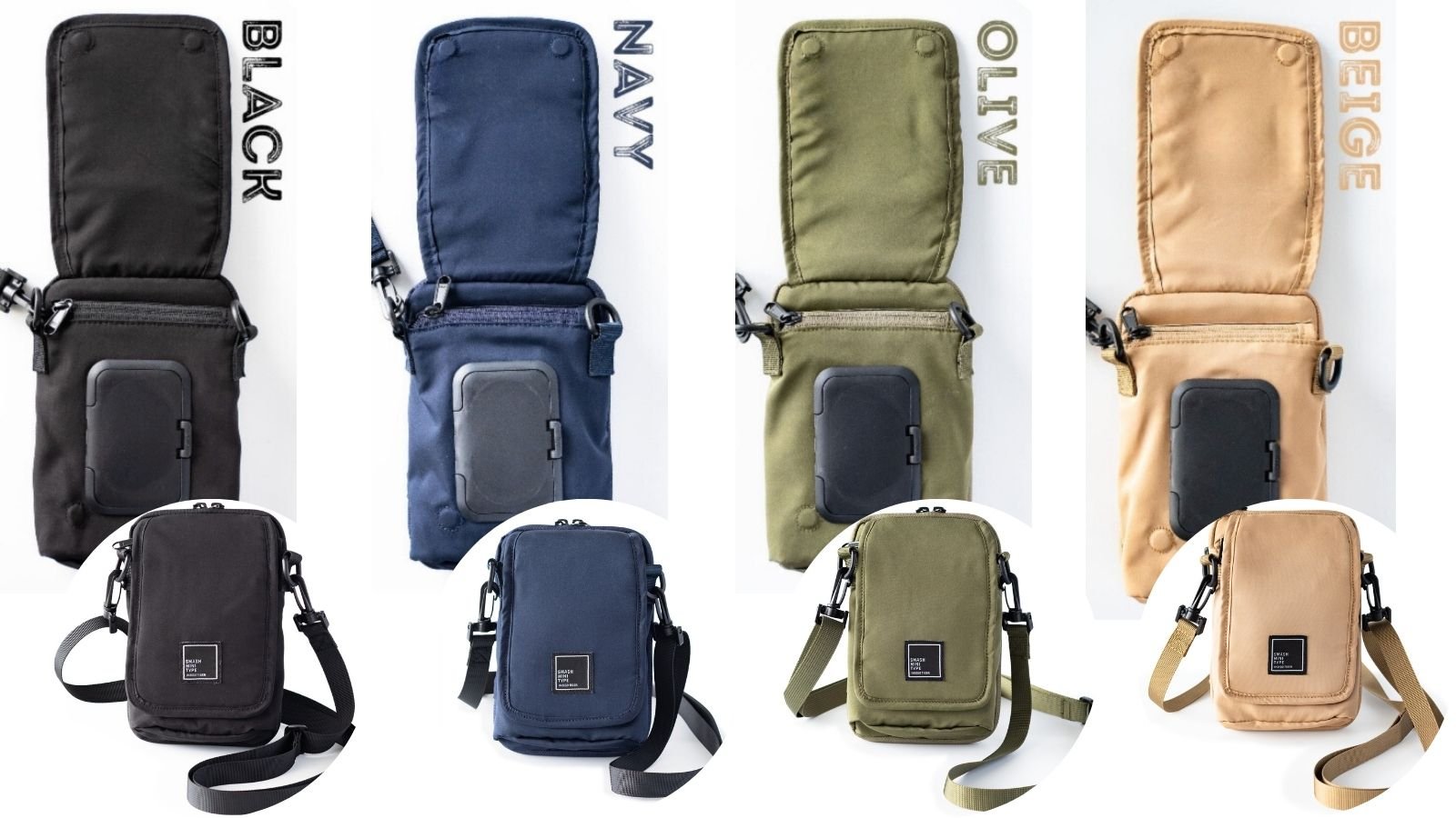 子どもとのお出かけも手ぶらでアクティブに！お財布+多機能ポケット