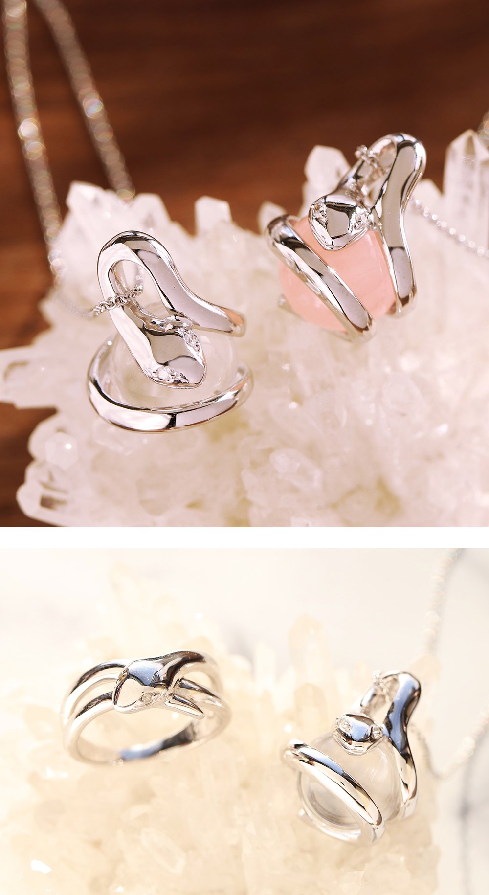 2025年の繁栄を願う 幸せのシンボル 「白へびアクセサリー」｜Creema