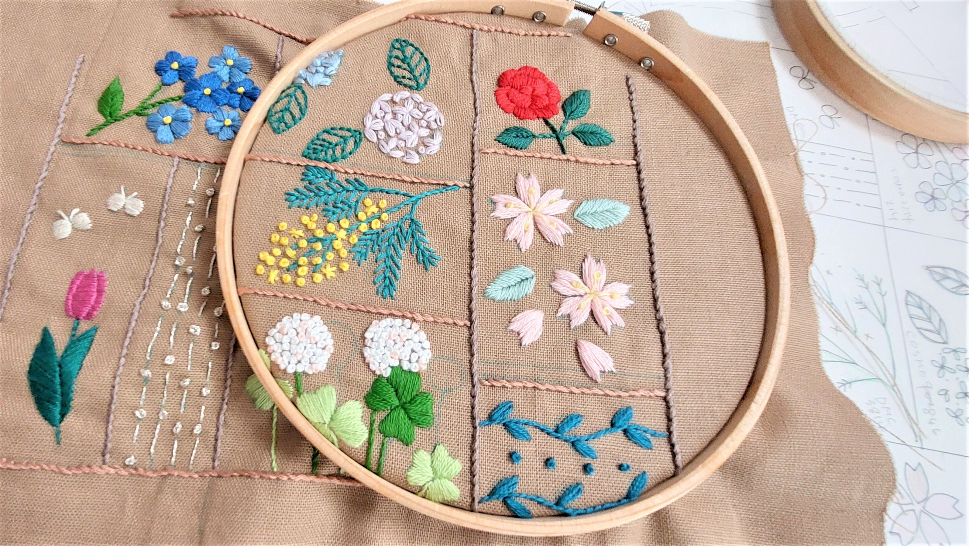 日常を彩る、刺繍のがま口バッグとポーチ｜Creema SPRINGS