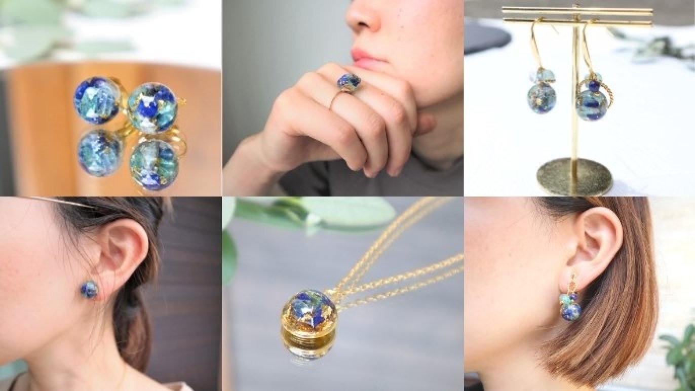 購入額から七割引き オリジナルオーダーメイド ダイヤ入りピアス 美品