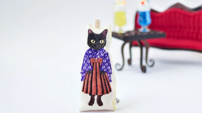刺繍の猫たちが勢揃いする個展を開きたい♪うちの子オーダーできる刺繍 