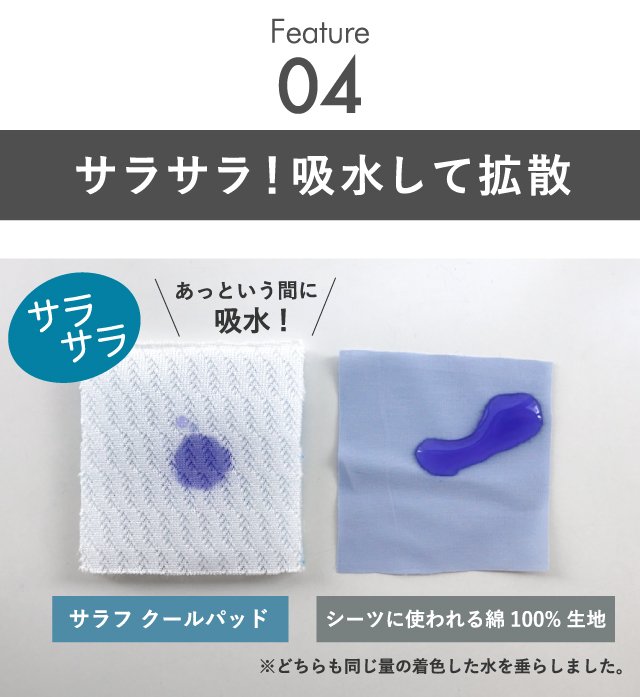 サラフ クール】高通気の3D構造と接触冷感素材で夏快適な敷き