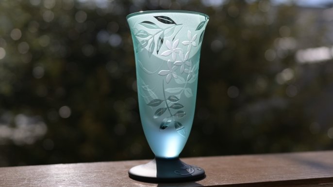 値下げしました　サンドブラスト用花器 d9313adb-f0ba-4e60-999d-