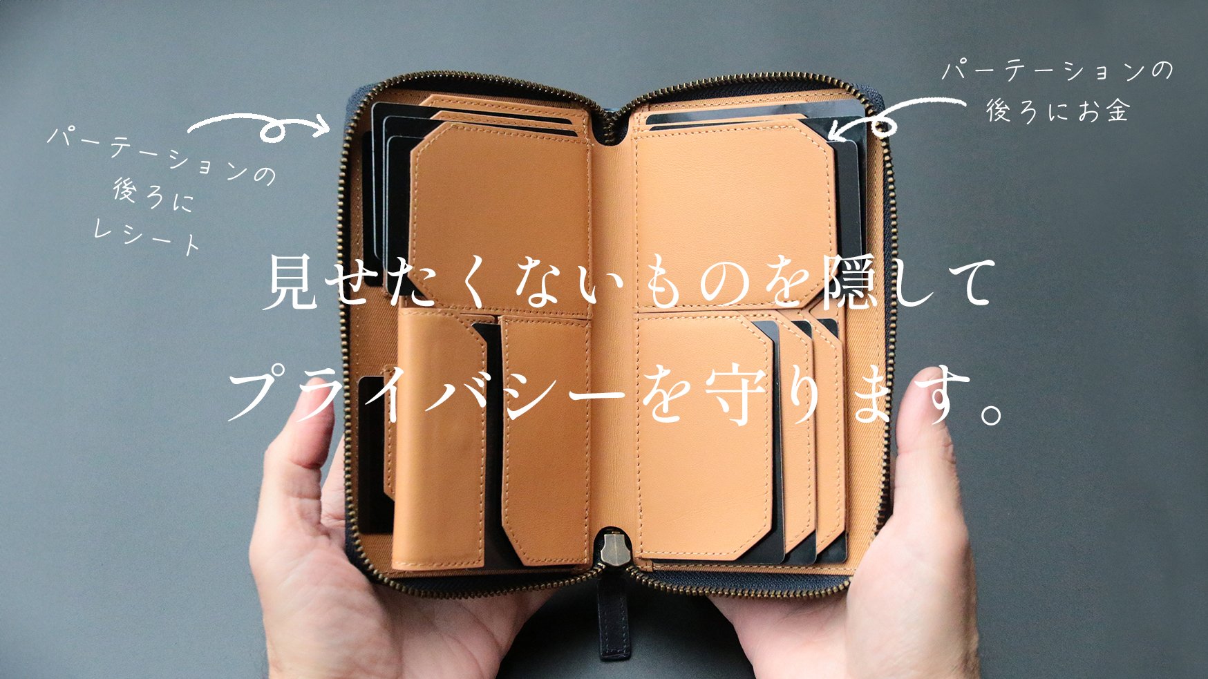 大人のための新感覚長財布】スマホも挟める多機能マルチウォレット