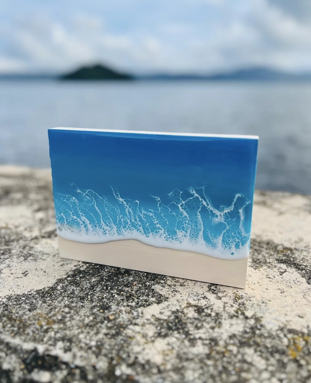 海レジン 波レジン アート