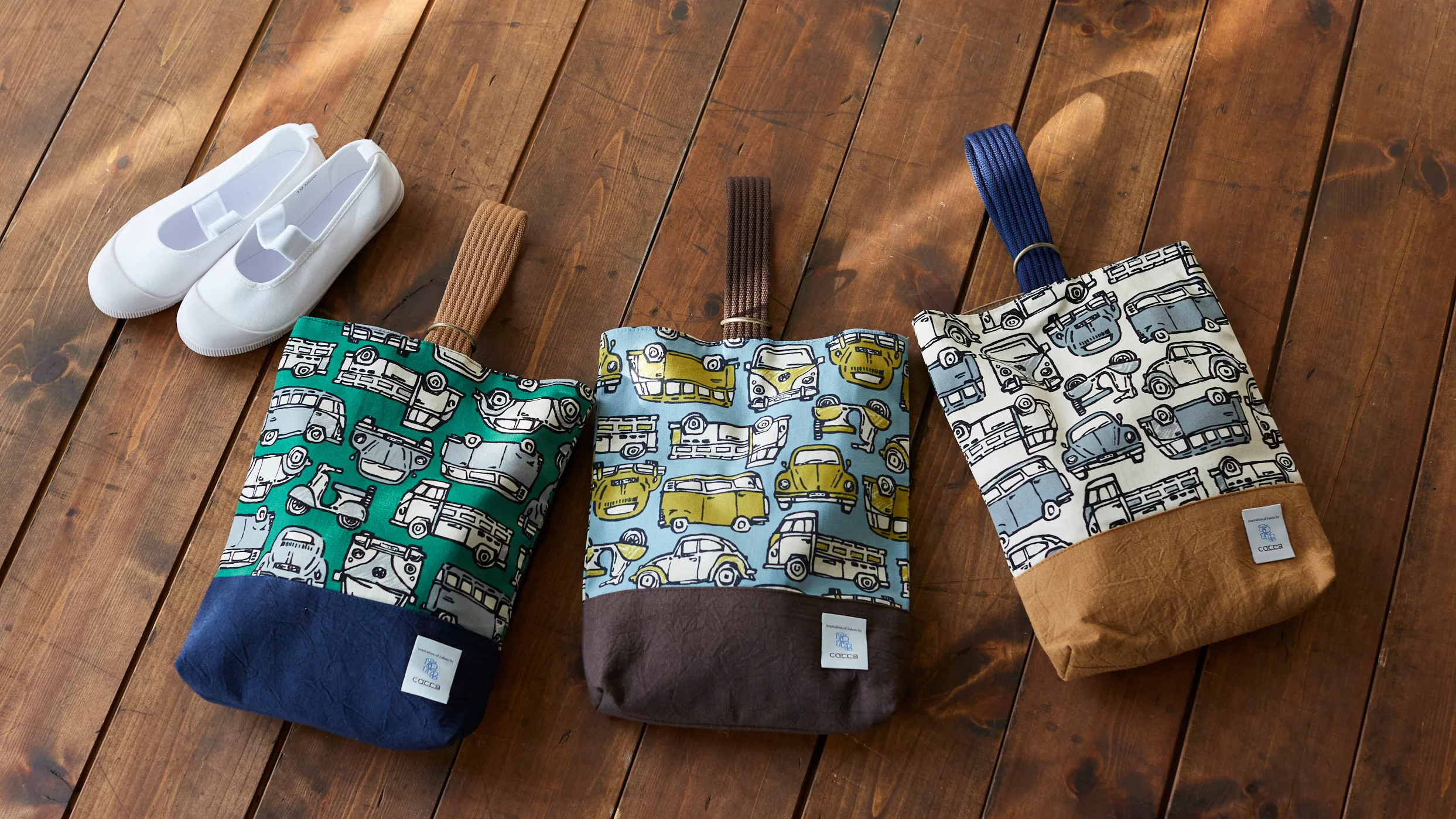 ファブリックショップのわたしたちが こだわりを持って作った、入園  