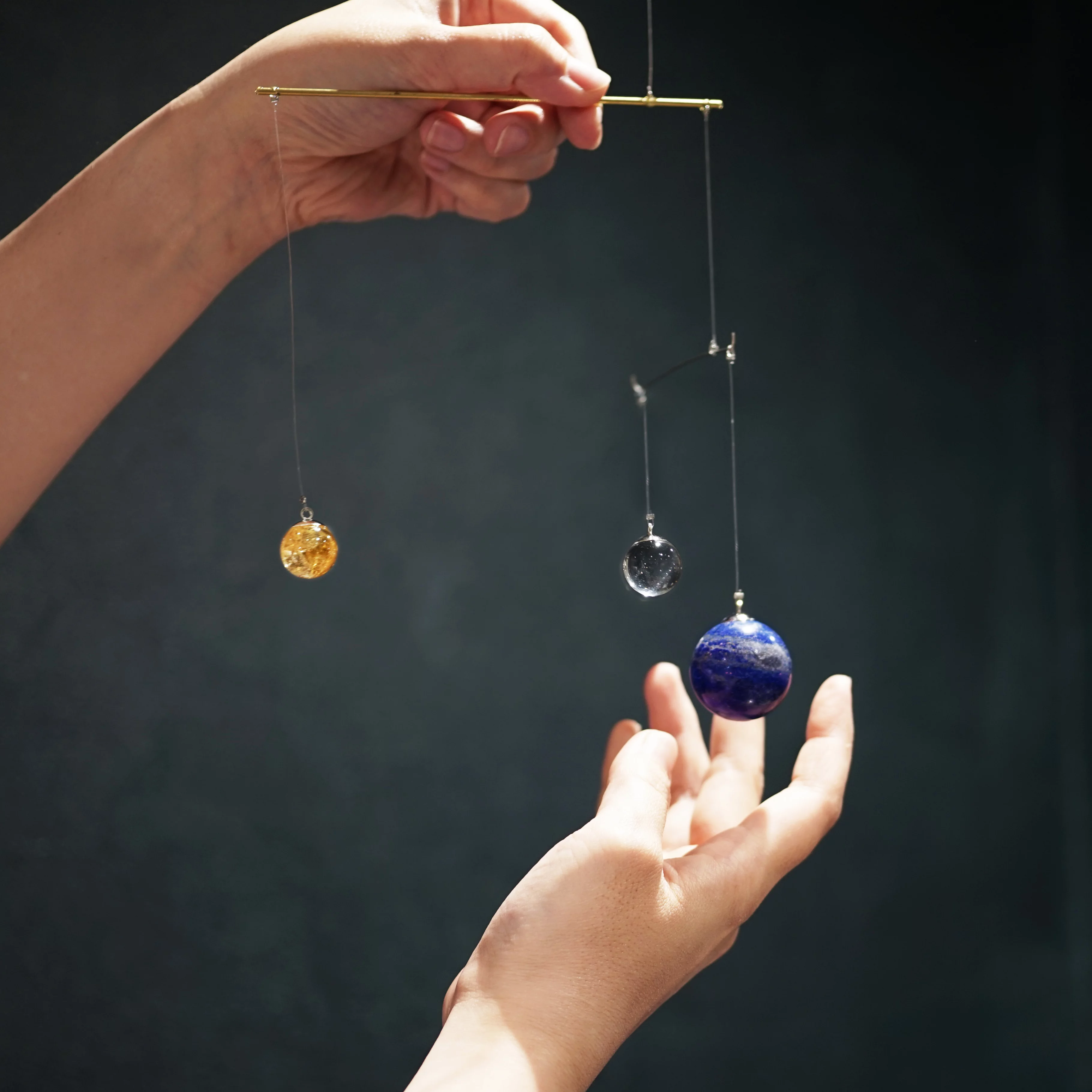 全て天然石を使用した太陽系の模型モビールを作りたい！」｜Creema SPRINGS