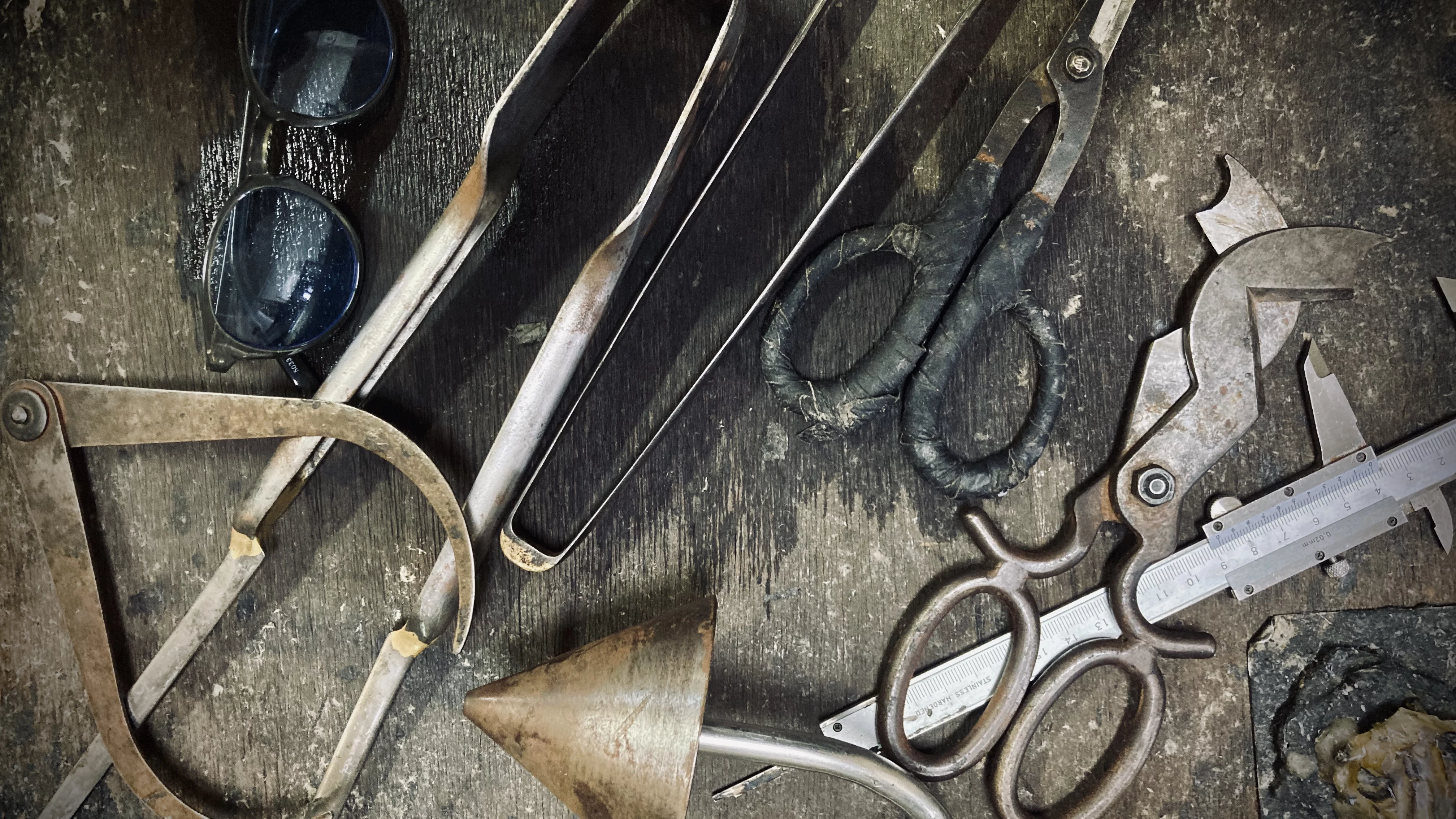 吹きガラス はさみ ダックビル 吹きガラス はさみ ダックビル