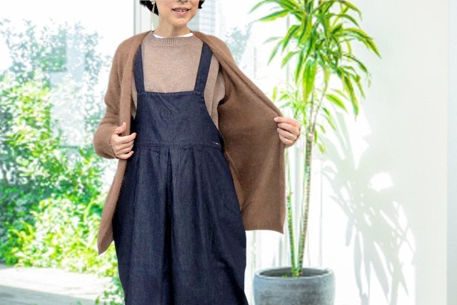 気になる体型も優しく包んでスタイルアップ！】大人のための上品