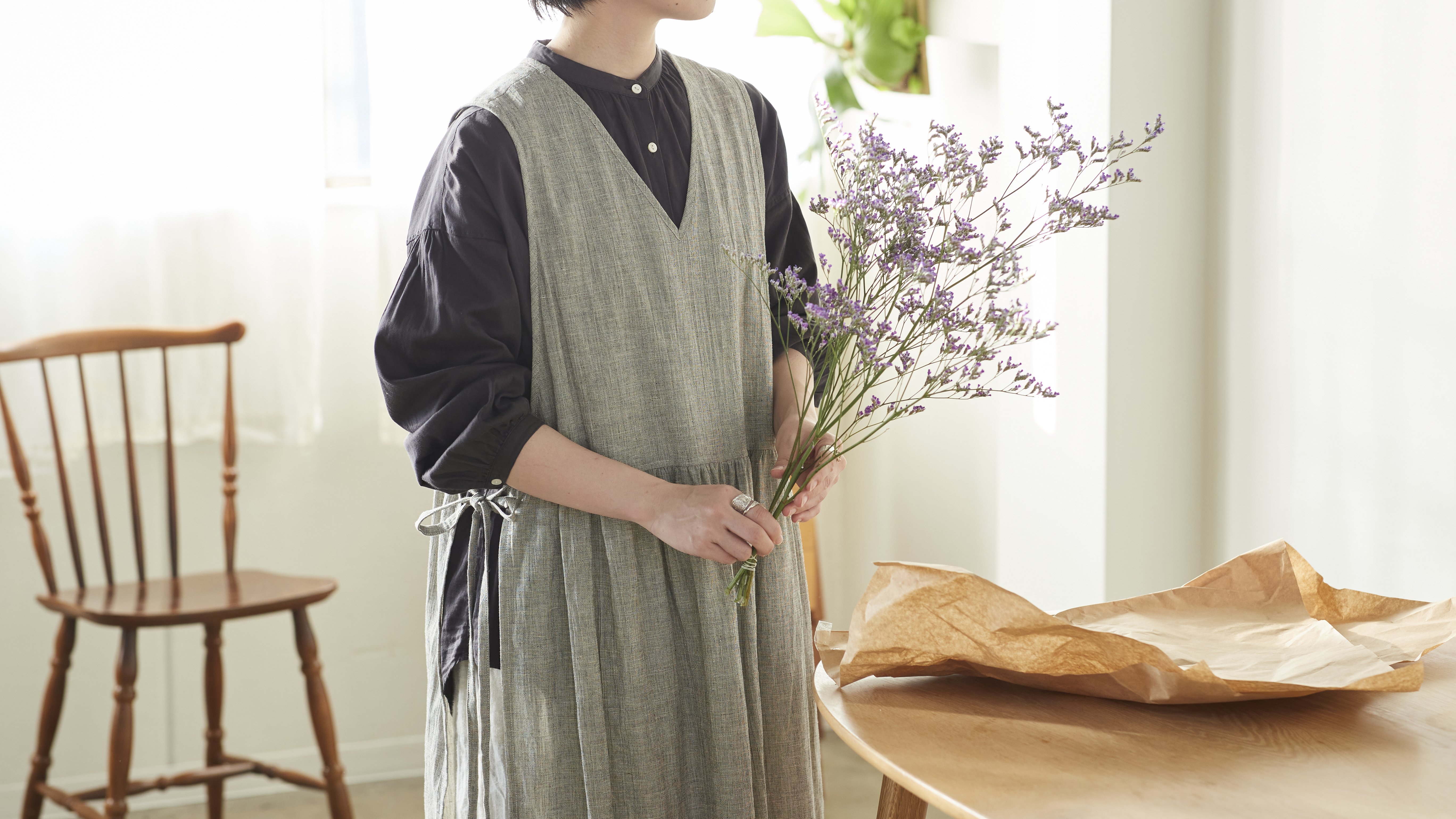 割烹着 おしゃれ 通販 エプロン 保育士 かっぽう着 かっぽうぎ