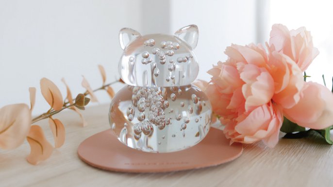 200万円突破】にゃんと癒される猫のカタチの『ねこの鏡餅