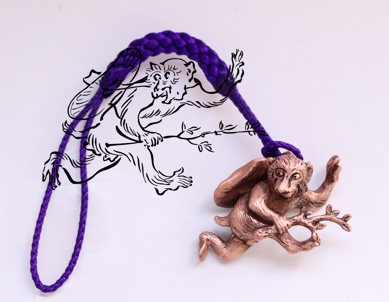 愛される国宝「鳥獣人物戯画」で描かれる動物を立体化した純銅