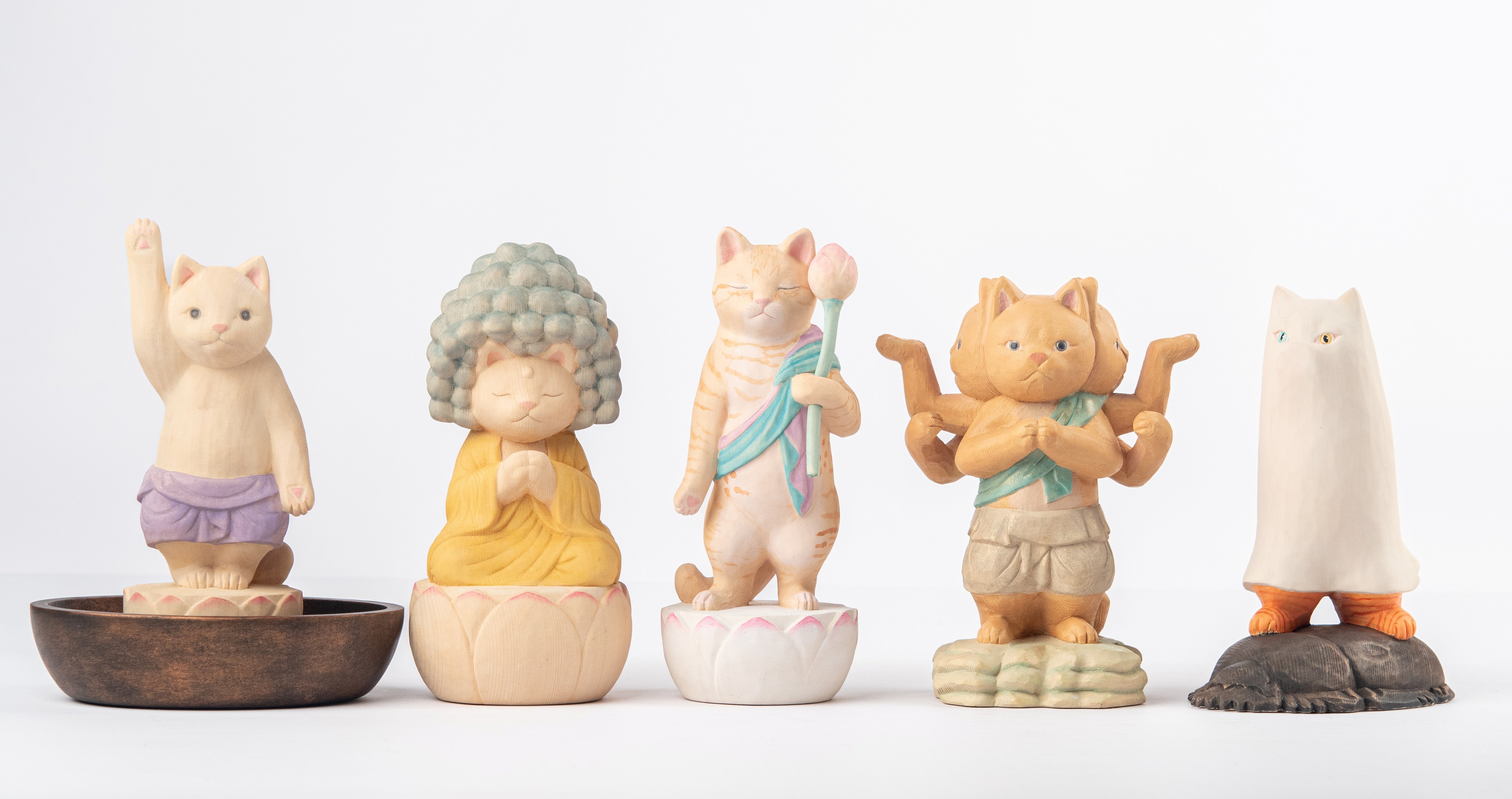 Creemaで人気の酒井豪仏師原型！猫buddhaシリーズのビッグな新作が初
