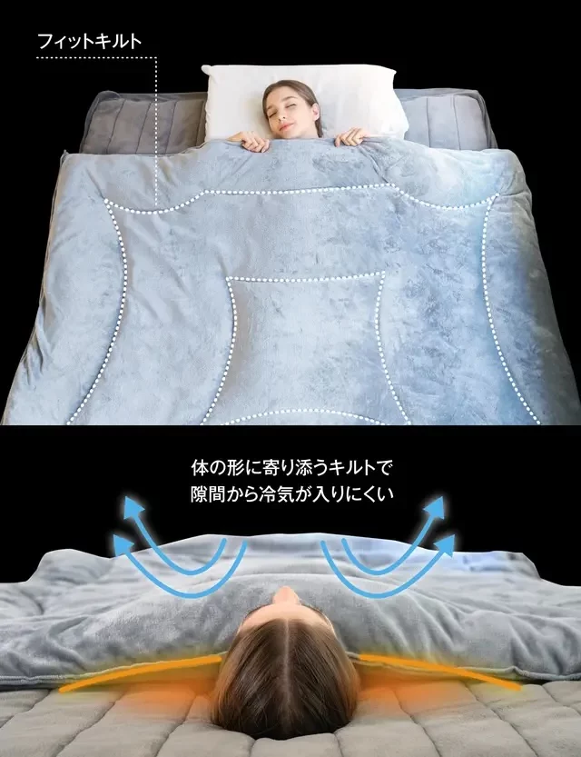 宇宙服素材】薄さ驚異の3cmで真冬でも1枚で完結!創業54年布団 宇宙服素材】薄さ驚異の3cmで真冬でも1枚で完結!創業54年布団