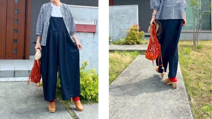 美品　岡山デニム　丸美屋　Basket　サロペット　オールインワン　日本製 美品 岡山デニム 丸美屋 Basket サロペット オールインワン 日本製