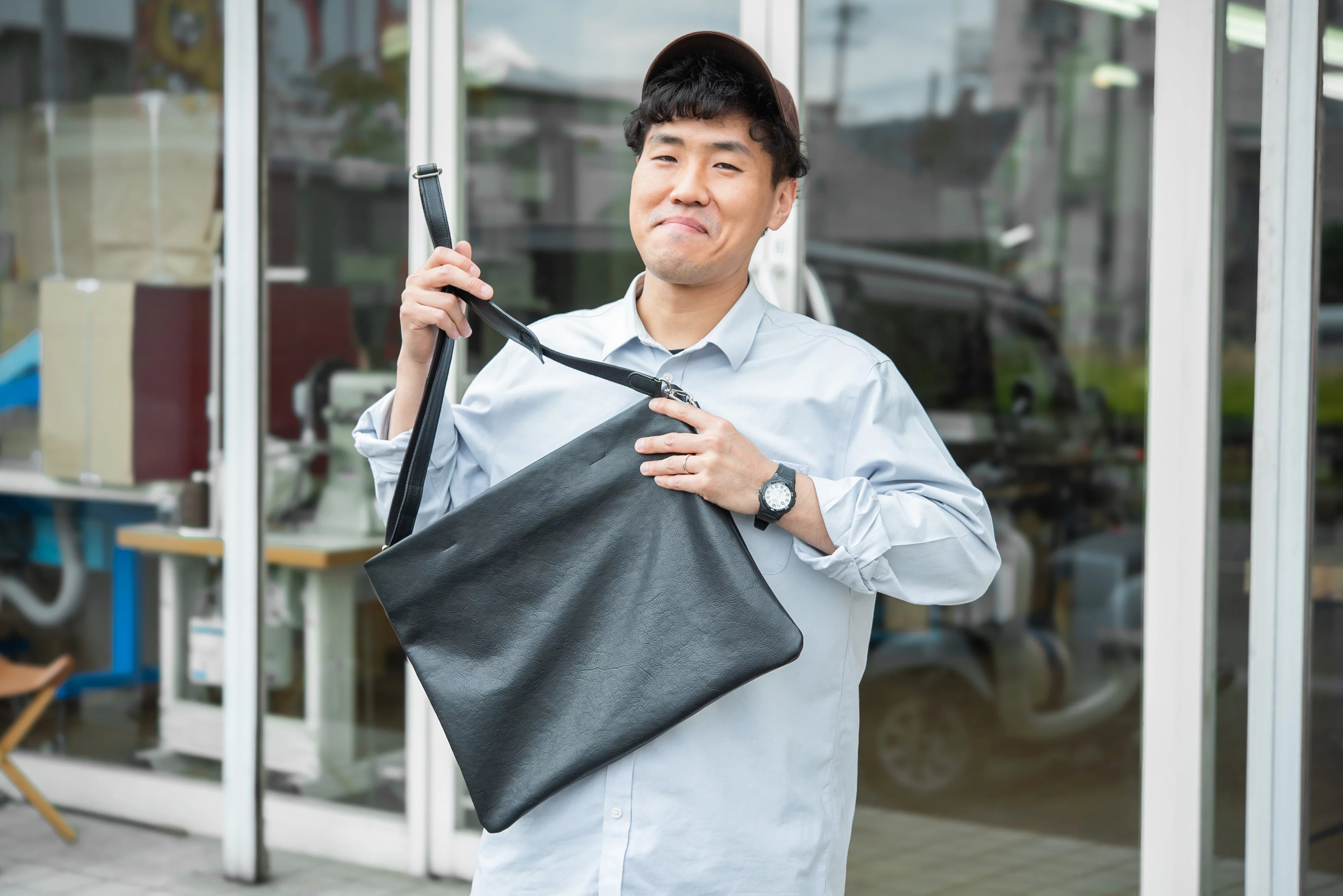 新進工房 大人サコッシュ2 フルオプション/グレー