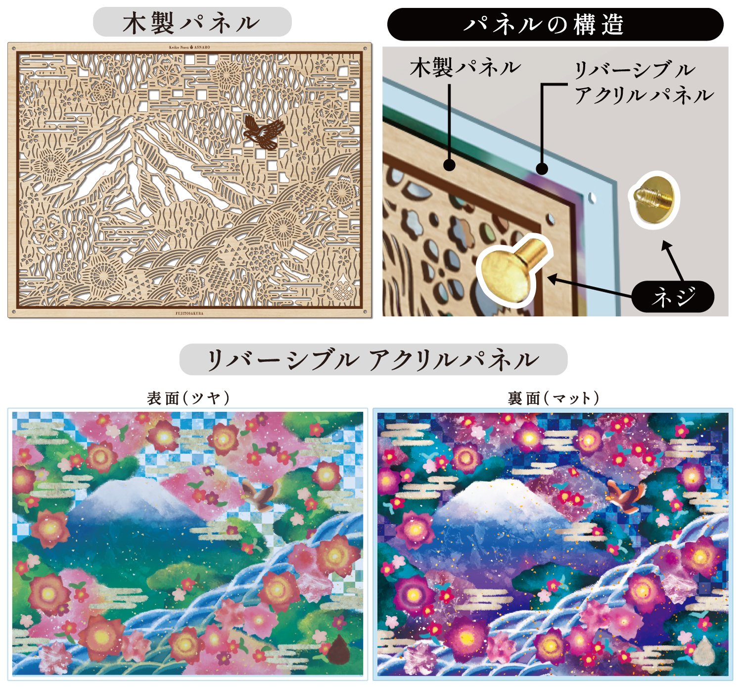 伝統工芸・伊勢型紙コラボ第3弾！一富士二鷹三茄子の吉兆を呼ぶ