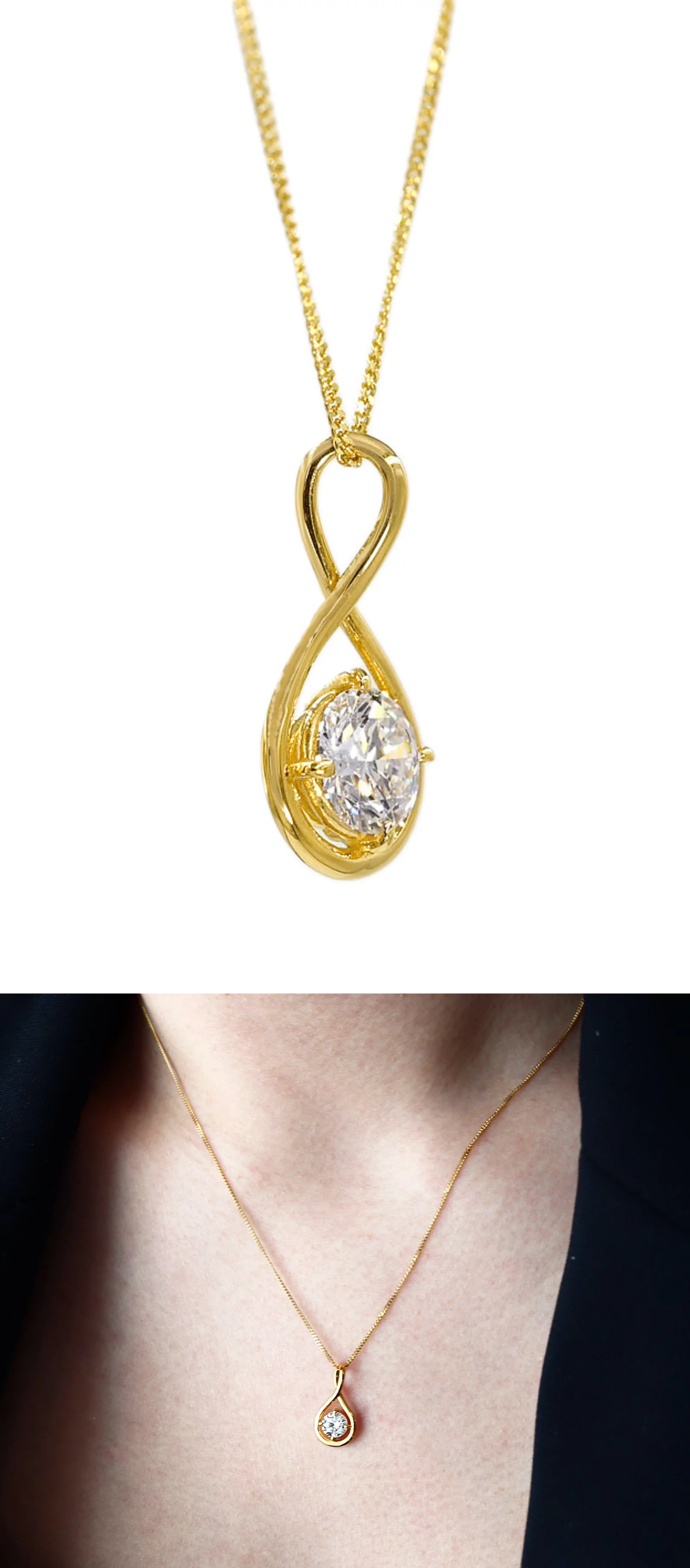 蒙古タンメン　GOLDペンダント 蒙古タンメン GOLDペンダント 8 K Yellow Gold Pendant with Cubic