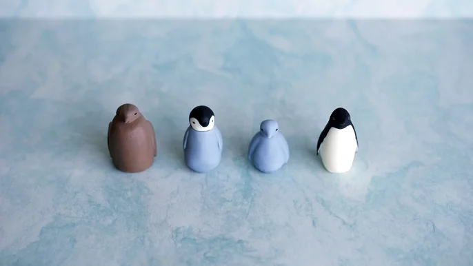 3Dプリンターで、かわいい赤ちゃんペンギンの「ペンギンチェス」を作り 