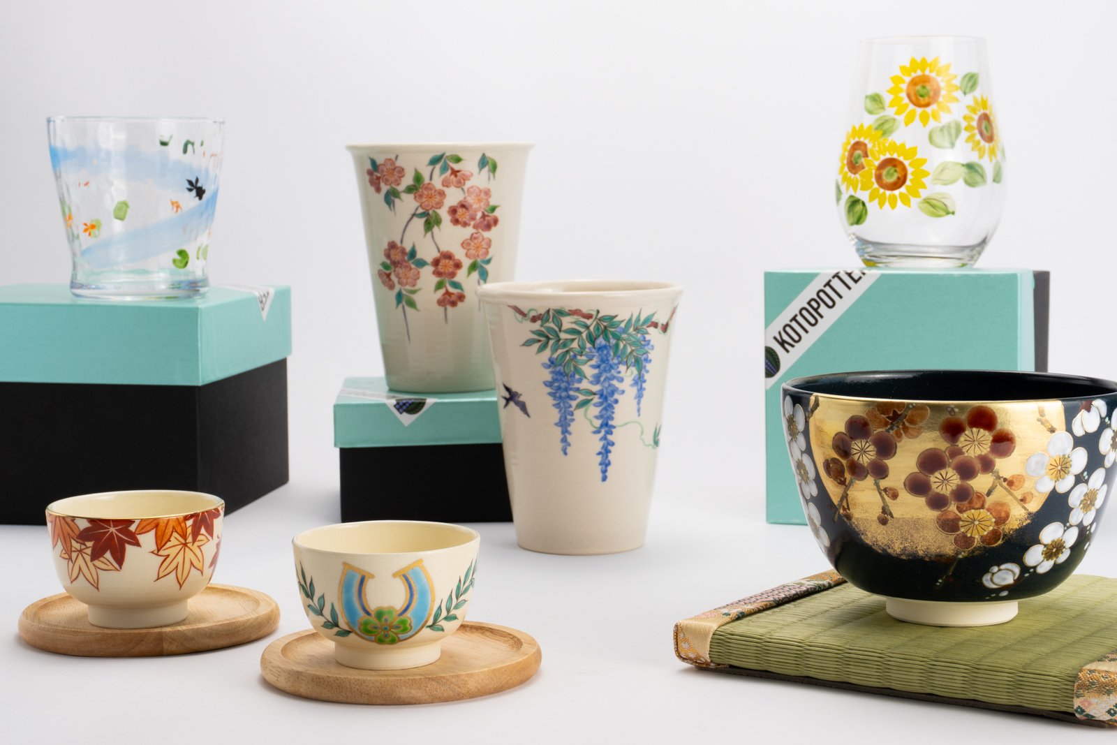 京焼・清水焼 矢野正三（碧黄石窯）海遊文汁次 – SEIKADO 京焼