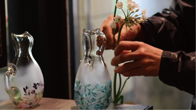 猫の花ごころ～花とねこをテーマにした美しいガラス作品～｜Creema SPRINGS